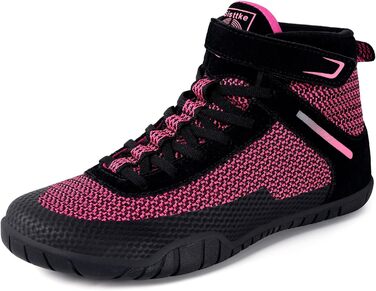 Жіночі борцовки для боксу з плоскою підошвою (36 EU, широка, Чорна троянда)