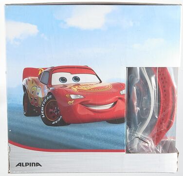 Дитячий набір ALPINA Disney Cars: лижний шолом і маска, 48-52 см, безпечний, якісний