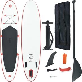 Надувна дошка для сапбордингу BaraSh Stand Up Paddle, червоно-біла, для серфінгу та веслування