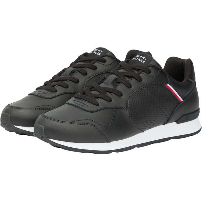 Кросівки Tommy Hilfiger Runner Icon Leather FM0FM05740, чорні, 46 EU
