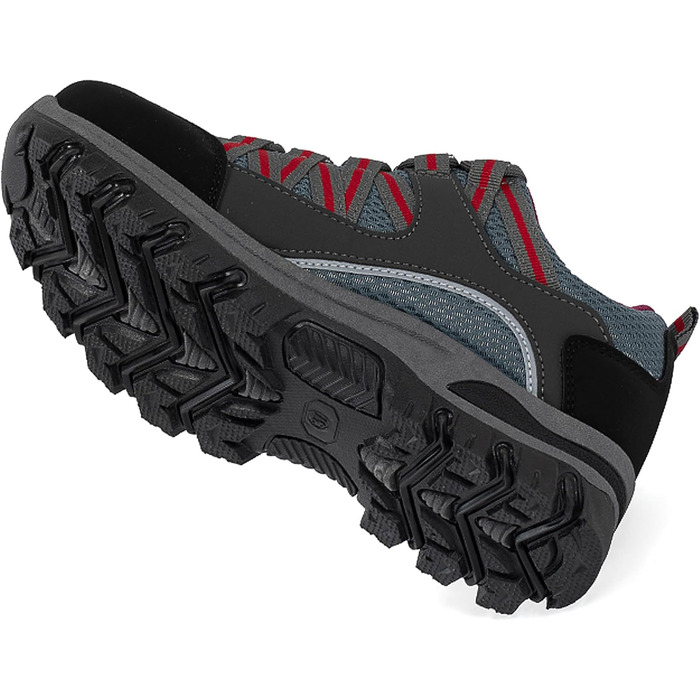 Жіночі трекінгові черевики JOMIX - Легкі, дихаючі, з антиковзанням, для хайкінгу та альпінізму (36 EU, Сірий)