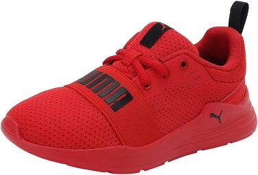 Дитячі кросівки PUMA Wired Run PS - Unisex, 28 EU, High Risk Red/Puma Black