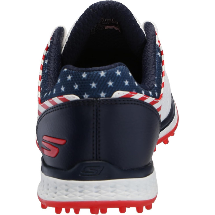 Жіночі гольф-кросівки Skechers Go Pivot Spikeless - білий, темно-синій, червоний (37 EU)