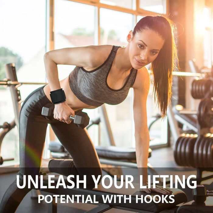 Набори для тяги Flintronic Power Zughilfen: 2 шт. для бодібілдингу, силових тренувань, важкої атлетики та фітнесу. Зручні ручки з неопрену 8 мм та бавовни, шкіряні навантажувальні ручки.
