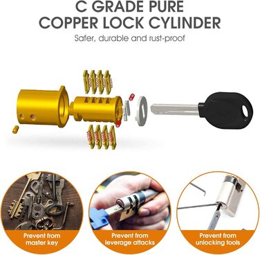 Замок для велосипеда ICOCOPRO Faltschloss, 85 см, висока безпека (чорний)