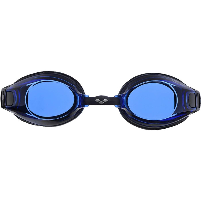 Окуляри для плавання Arena Zoom Neoprene чорно-сині, унісекс, з УФ-захистом та регульованим носиком