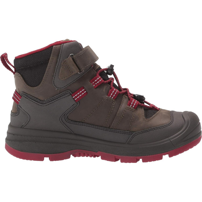 KEEN Redwood Mid - водонепроникні трекінгові черевики для жінок та чоловіків, 29 EU, сірий/червоний