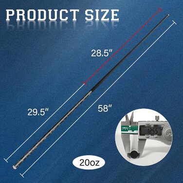 Професійний більярдний кий Billardqueue з карбону, низький перехід, з кейсом та аксесуарами, 12.5 мм наконечник, 147.3 см, 567-595 г