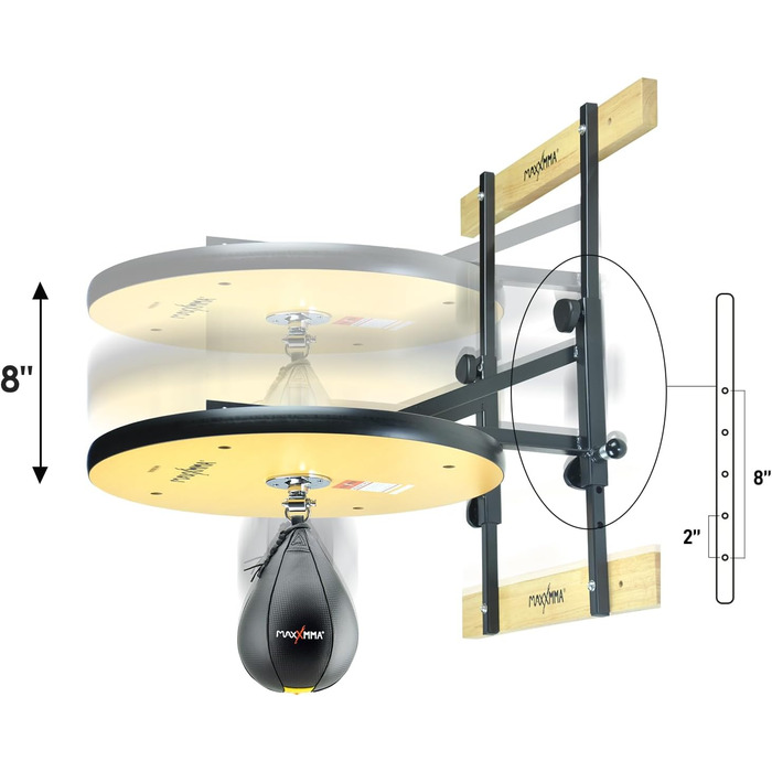 Платформа для Speed Bag MaxxMMA - міцна, регульована висота, для боксу та фітнесу