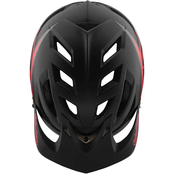 Велошолом Troy Lee Designs A1 MIPS червоний/чорний, захисний шолом для велосипеда