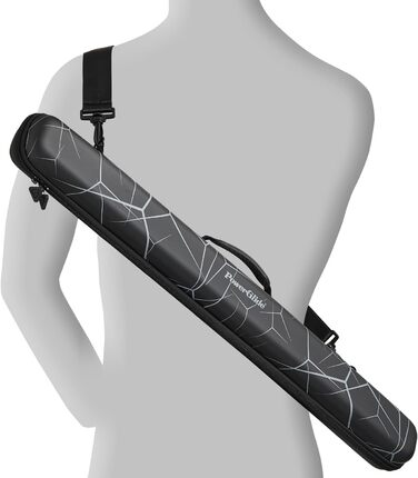 POWERGLIDE Чорний кейс для снукерної кулі (2 частини)