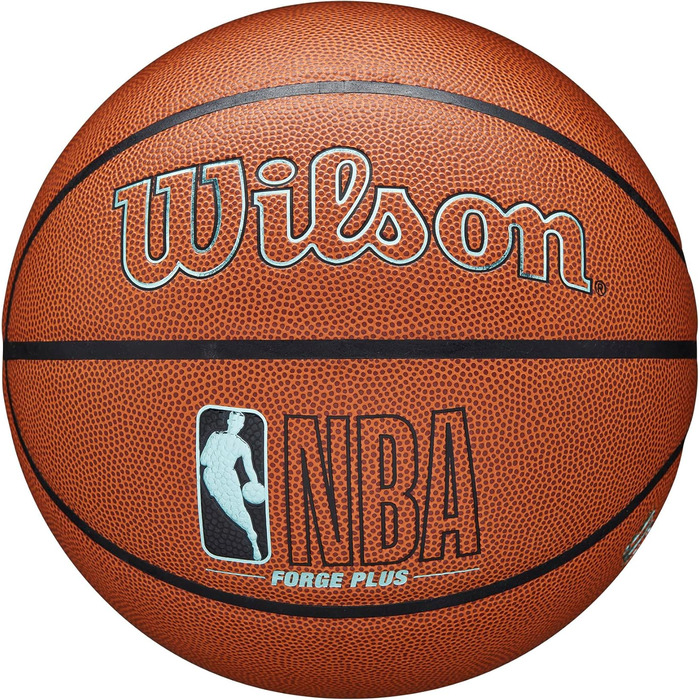 Баскетбольний м'яч Wilson NBA Forge Plus Eco №7 для залу та вулиці, помаранчевий
