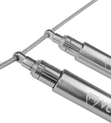 Скакалка Venum Thunder Evo сіра для фітнесу та боксу