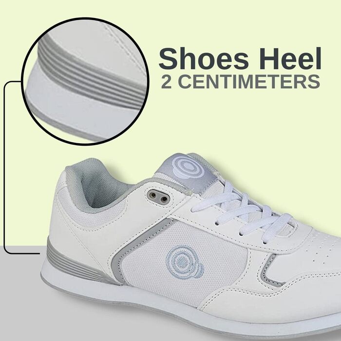 Жіночі дитячі туфлі для боулінгу/тренувань Dek Babyschuhe, білі/сірі, розмір 38