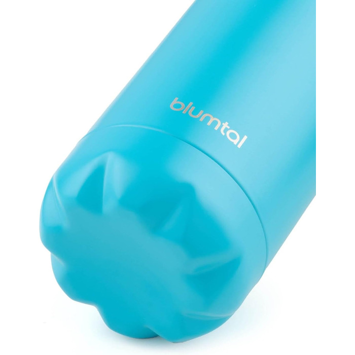 Фляга Blumtal з нержавіючої сталі: ізольована, без BPA, 750 мл, срібна (19 - Petrol)