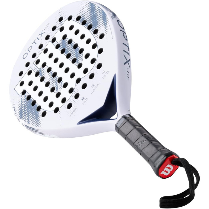 Ракетка для падел Wilson Optix V2 Lite (фіолетова) - легка, для початківців, з скловолокном, 50x29.9x7 см