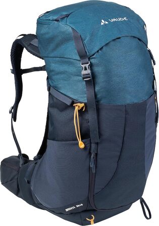 Туристичний рюкзак VAUDE Brenta 36+6 л, водонепроникний, з дощовиком, для жінок і чоловіків, зручний трекінговий рюкзак з органайзером (Eclipse)