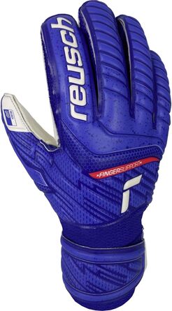 Воротарські рукавички Reusch Attrakt Grip Finger Support Junior, сині/білі, розмір 7, унісекс
