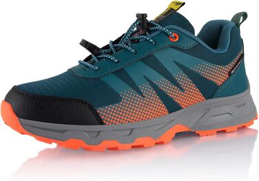 Водонепроникні трекінгові черевики для жінок та чоловіків, Trail Running, 44 EU, блакитний/помаранчевий