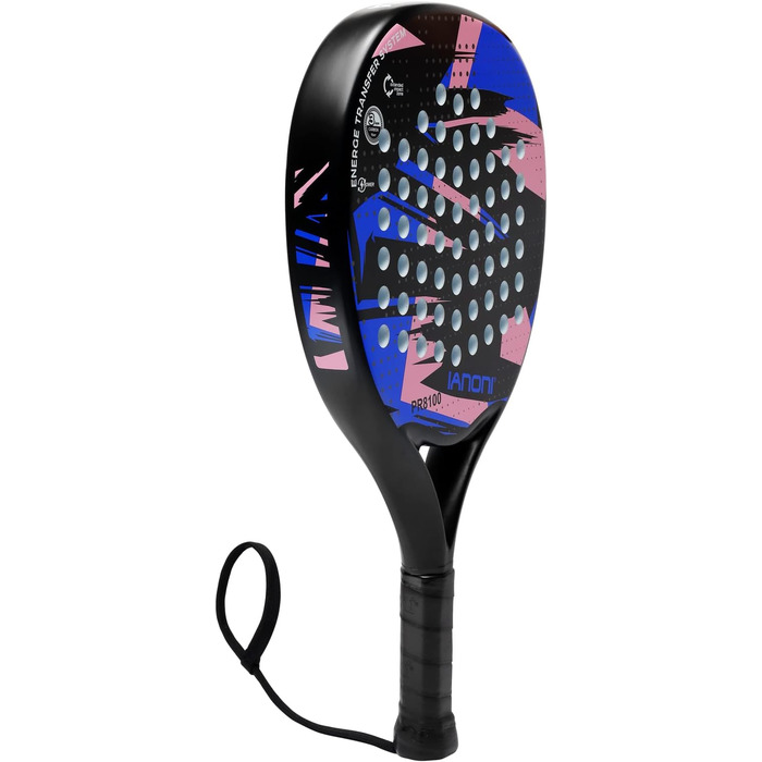 Плече для падел-тенісу з вуглецевим волокном, ядро Eva Memory Flex Foam, легкий, синій