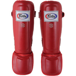 Захист для гомілки Fairtex SP3 червоний, розмір M – щитки для єдиноборств