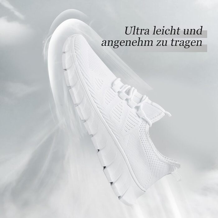 Жіночі кросівки: спортивні, для бігу, фітнесу, тенісу, туризму та відпочинку. Розмір 40 EU, білий колір