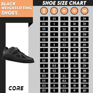 Взуття для важкої атлетики, пауерліфтингу та бодібілдингу, кросівки для присідань 38 EU чорного кольору
