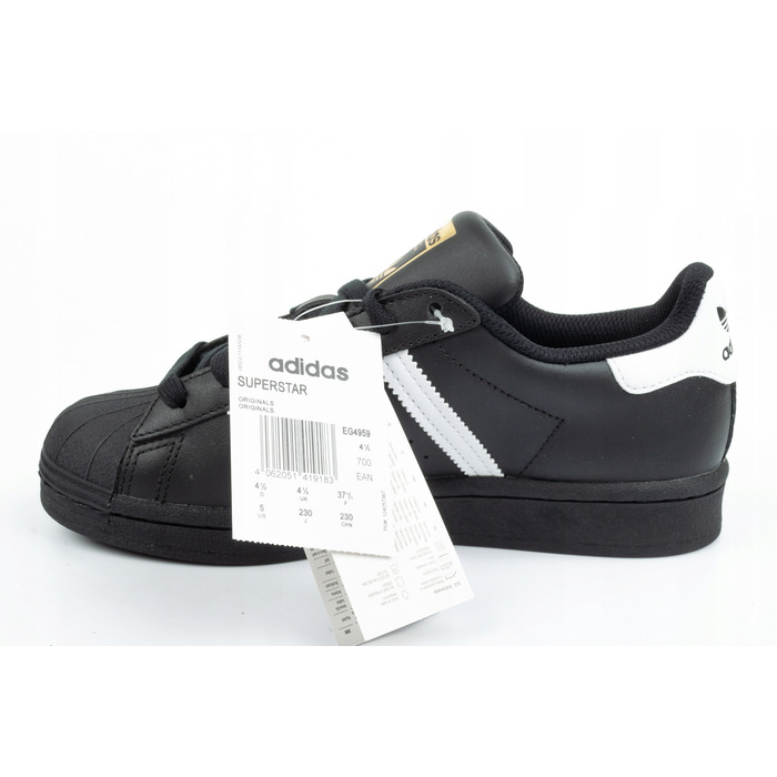 Кросівки adidas EG4959 чорні, розмір 40, екошкіра, з трьома смужками