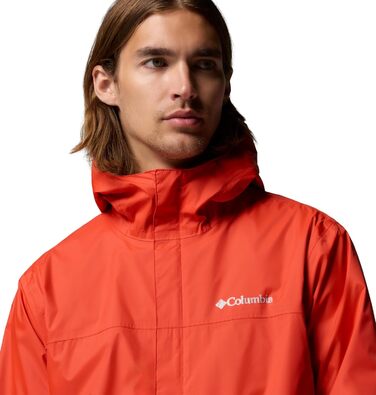 Чоловіча водонепроникна куртка Columbia Watertight II Rain Jacket, колір Super Sonic, розмір M