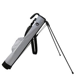 Сумка для гольфу PGM - Легка, зі стійкою та ременем - Міцна та зручна для тренувань та гри - Сумка для гольфу PGM Gun Bag 2.0 (GRAU)