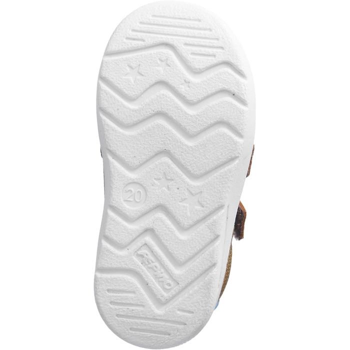 Чоботи RICOSTA для дівчаток та хлопчиків SAM, дитячі черевики для перших кроків, ширина середня, змінна устілка, веганські (20 EU, Curry Hazel 260)