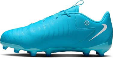 Дитячі футбольні бутси Nike Phantom Gx II Academy Fg/Mg, Blue Fury/White, розмір 37.5