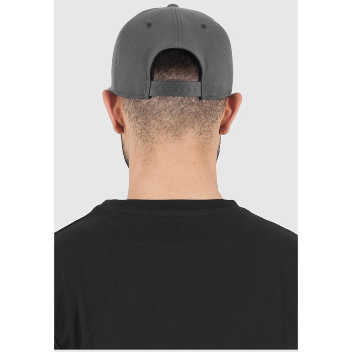 Кепка-снэпбек Flexfit для дорослих, регульований розмір, темно-сіра