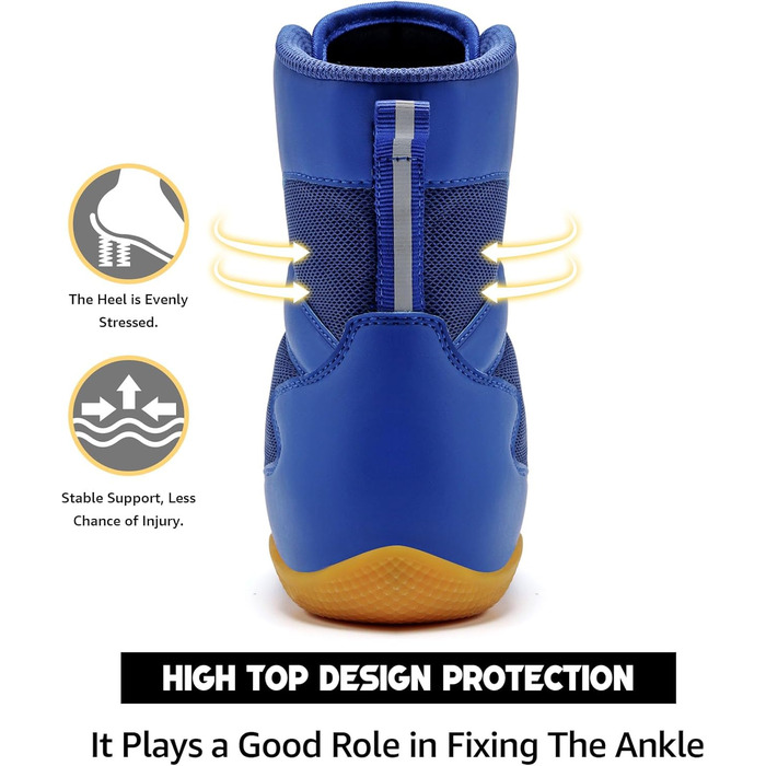 Чоловічі барсфути (босі) черевики ASHION для хайкінгу та трекінгу, зимові, водонепроникні, синього кольору, розмір 42 EU