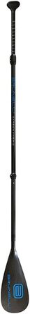 Весло для каяка та SUP Brunelli Carbon Hybrid Dual Tech, 2-в-1, 180-220 см, 4-складове