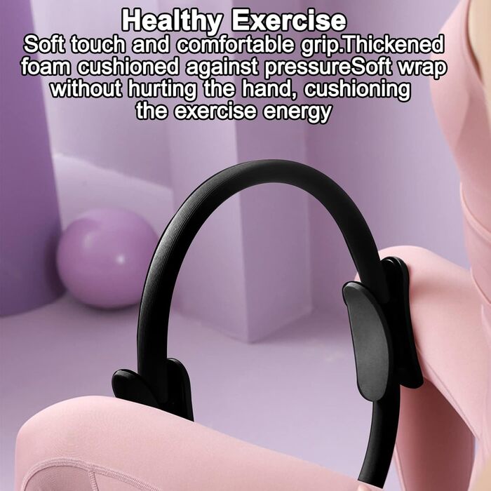 Кільце для пілатесу – тренажер для пресу, ніг та сідниць, для дому. Підходить для початківців та професіоналів