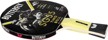 Настільний тенісний ракетка Butterfly Timo Boll SG55 для хобі та тренувань, ITTF сертифікований, анатомічна ручка smart.Grip, для досвідчених гравців