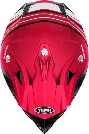Мотошолом повнолицевий Yema YM-915 для даунхілу, ендуро, квадроциклів, MTB, BMX, сертифікат ECE, для дорослих, унісекс, розмір S, QR