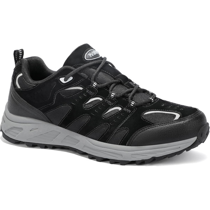 Черевики Kricely для трекінгу та хайкінгу: чоловічі туристичні черевики, спортивне взуття для гір, хайкінгу та трекінгу, чорний, 47 EU