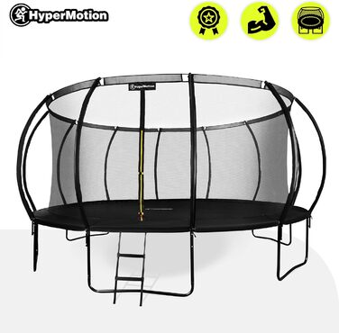 Трамплін гірчатий Hypermotion Outdoor для дітей 244/305/366/430/487 см - швидковисихаючий, водостійкий, з чудовою пружністю. Ідеальний для саду (діаметр 487 см).