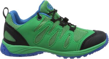 Дитячі трекінгові кросівки Brütting Expedition для хлопчиків та дівчаток (27 EU, зелено-синьо-чорні)