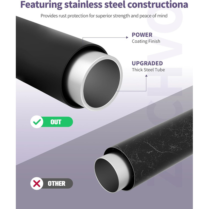 Стійка для гантелей та йога-матів ZACHVO – 160 кг, з 4 роликами та 8 гачками