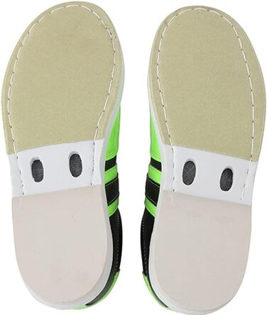 Унісекс шкіряні боулінг-шоу боулінгу SDEQA з магічною липучкою, дихаючі, зелені, 34 EU