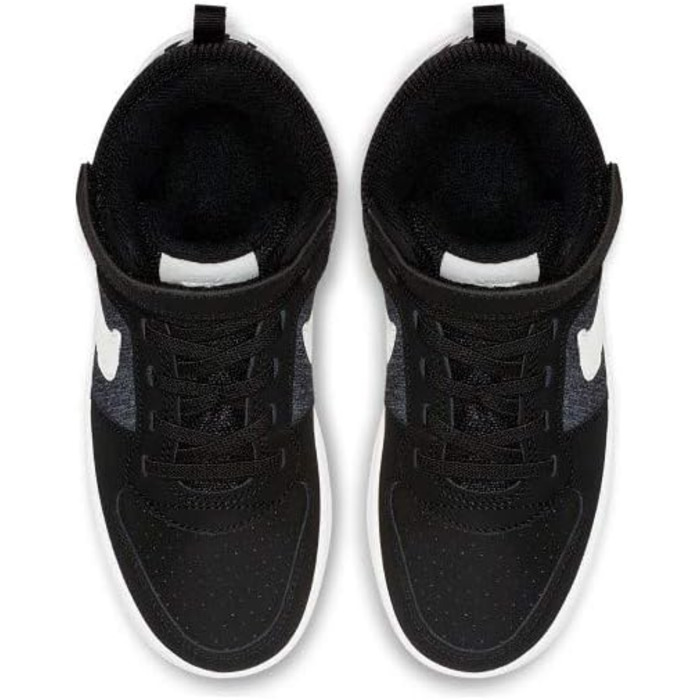 Дитячі кросівки Nike Court Borough Mid SE PSV, 28.5 EU, чорний/платина/сірий/білий