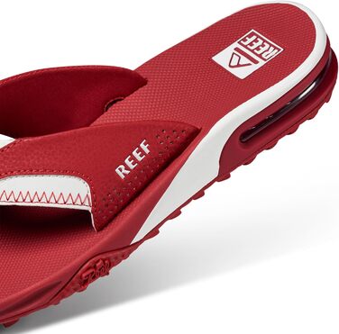 Шльопанці Reef Fanning Pregame для чоловіків, 43 EU, червоно-білі