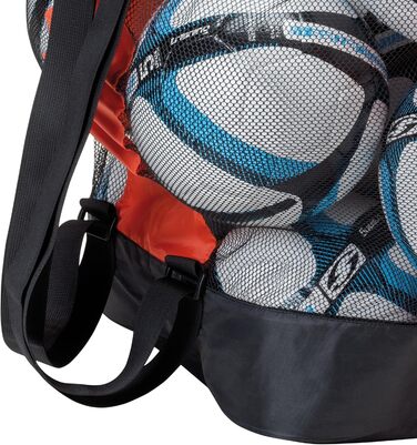Сумка для м'ячів Saller Ballsack 15.0, 45x82 см, чорна-оранжева