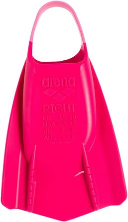 Плавальні ласти ARENA Powerfin Pro II 42-43, силіконові, рожеві, для дорослих, для басейну, короткі, тренувальні, комфортні