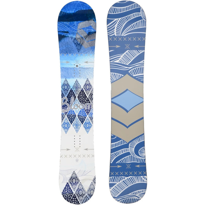 Сноуборд жіночий FTWO Bloom Ink Blau 147 см з кріпленнями Sonic M - розпродаж