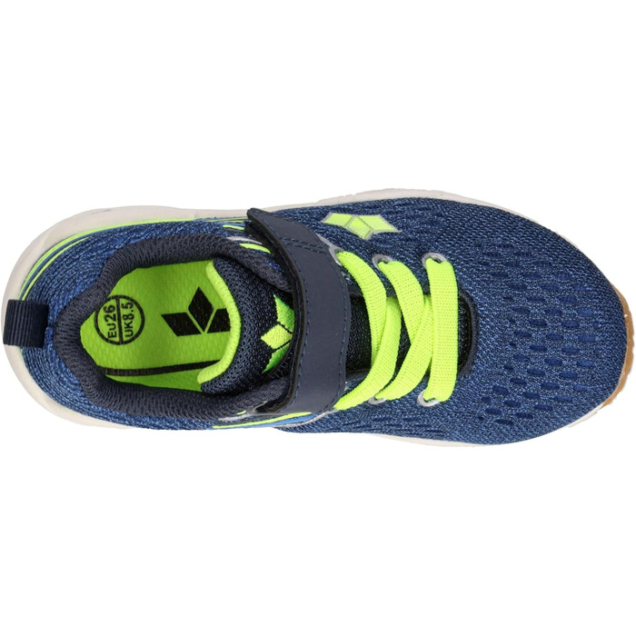 Дитячі спортивні черевики Lico Jungen Mic Vs для залу, 27 EU, морська блакить з лимоном