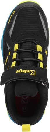 Черевики туристичні Kastinger Grabner Low Ev Ktx для хлопчиків (33 EU, чорний/неоновий жовтий)